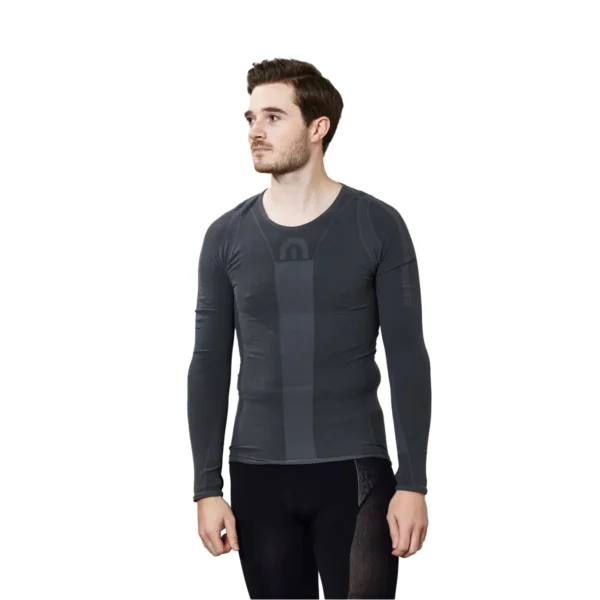 Megmeister Drynamo L/S Base Layer Asphalt