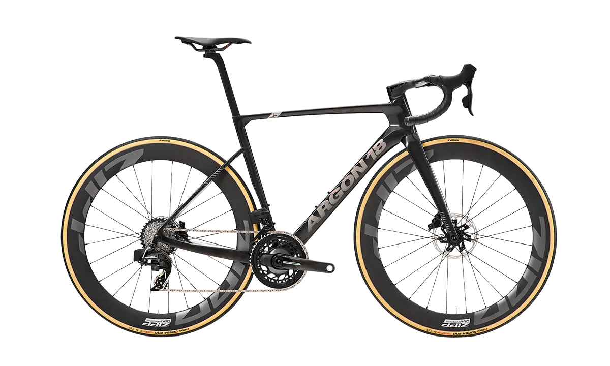 argon18 sum pro sram force axs crystal black foil