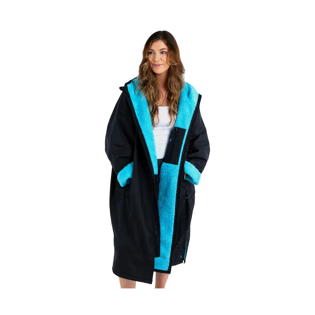 dryrobe advance black blue changing robe