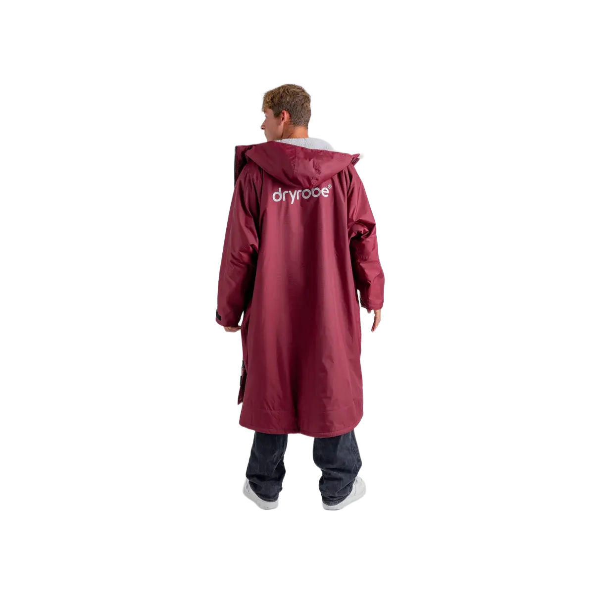 dryrobe advance burgundy grey changing robe