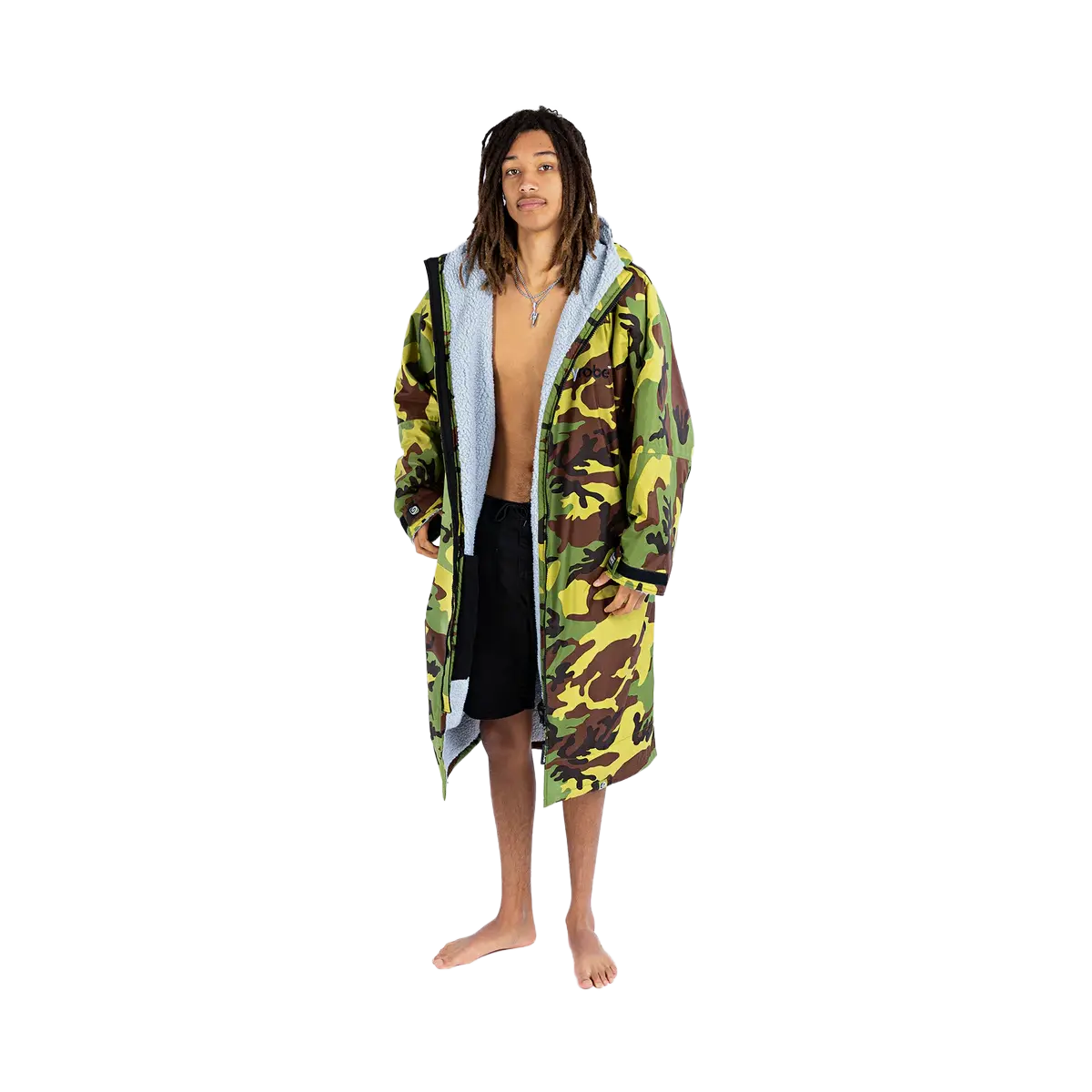 dryrobe advance camo grey changing robe