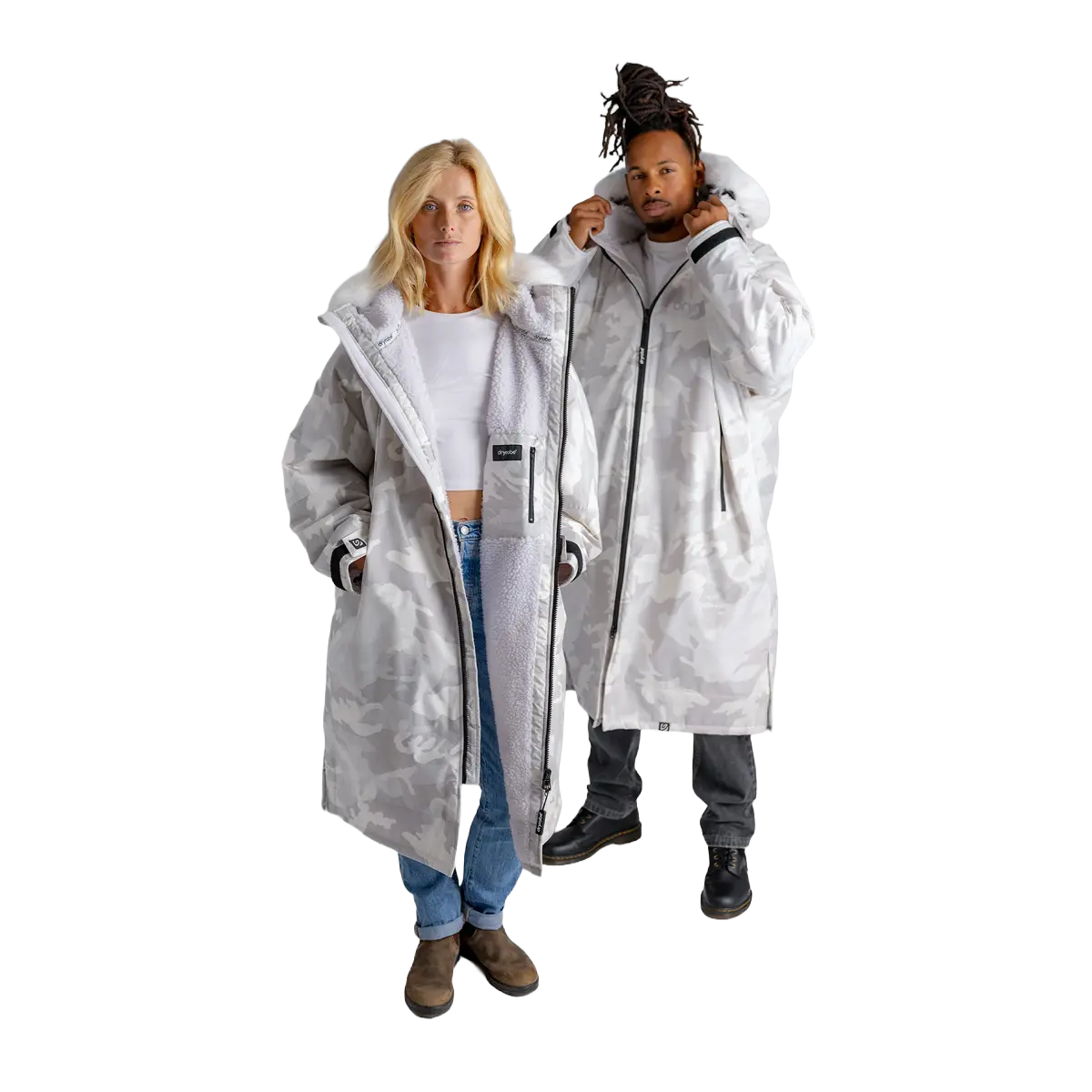 dryrobe advance long sleeve alpine camo/white