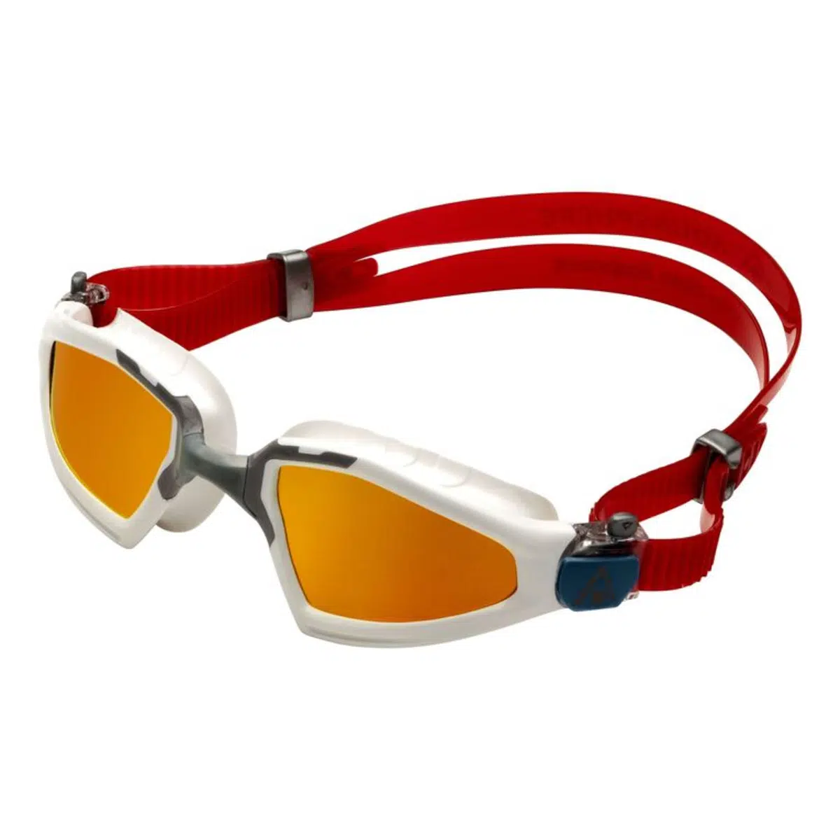 Aquasphere Kayenne Pro Goggles White Red Mirror Lens
