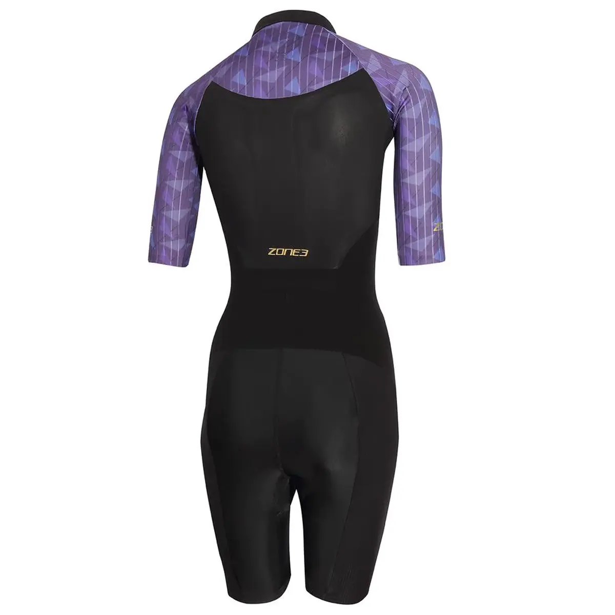 Zone3 Lava Short Sleeve Women's Trisuit - Purple - Image 2