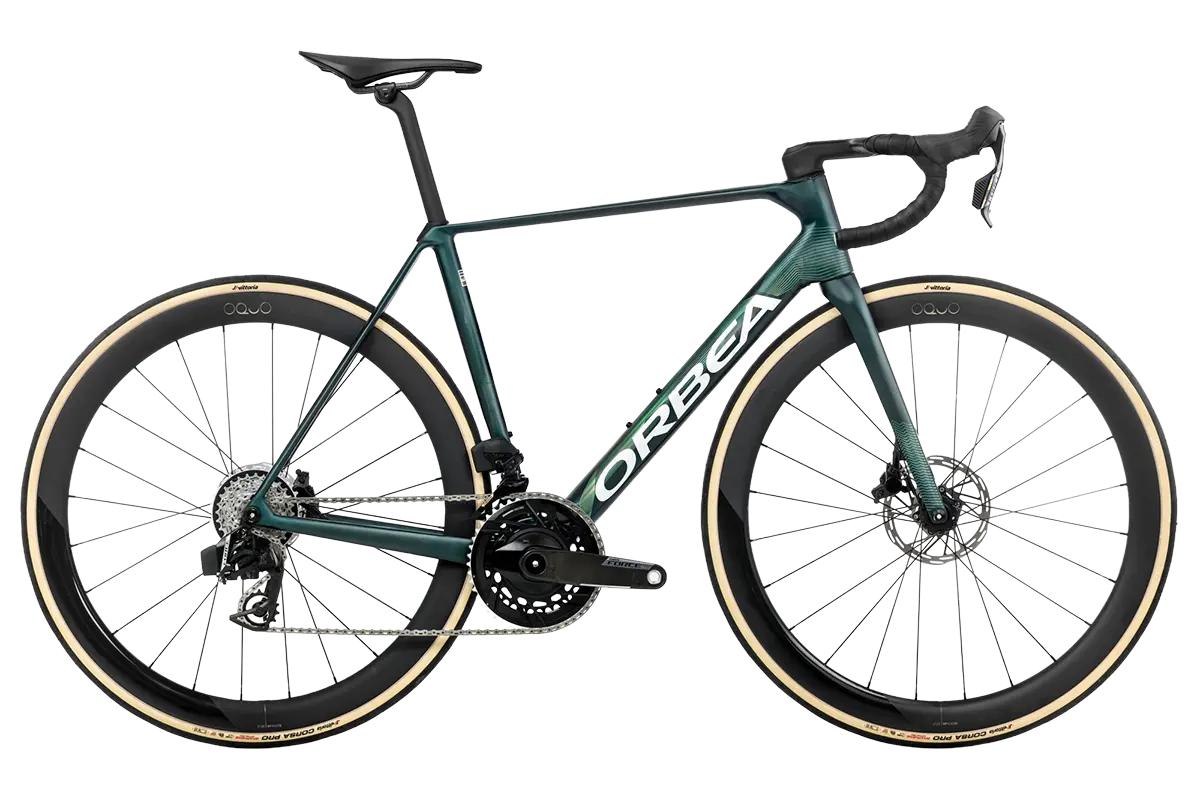 Orbea Orca M21e LTD PWR Escape Green - Carbon View Matt