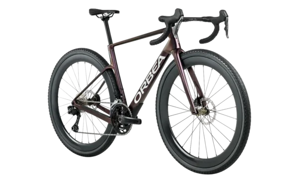orbea terra race m20ltd sunset matt angle