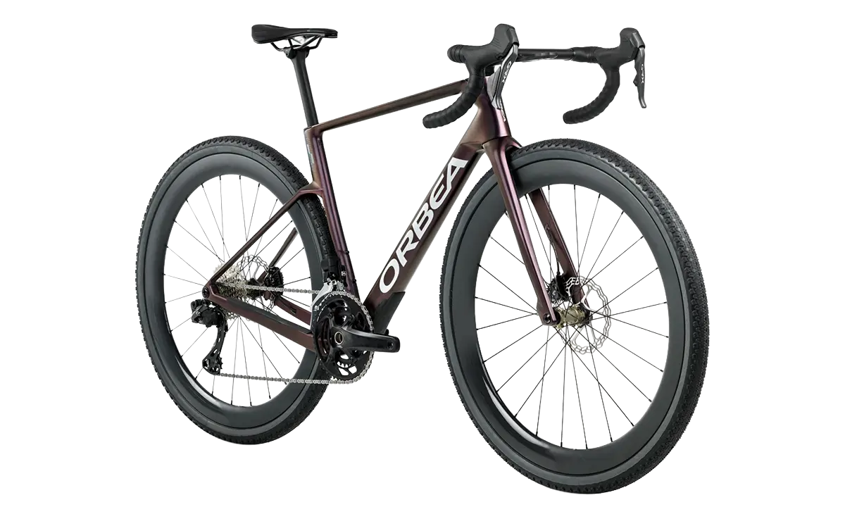 orbea terra race m20ltd sunset matt angle