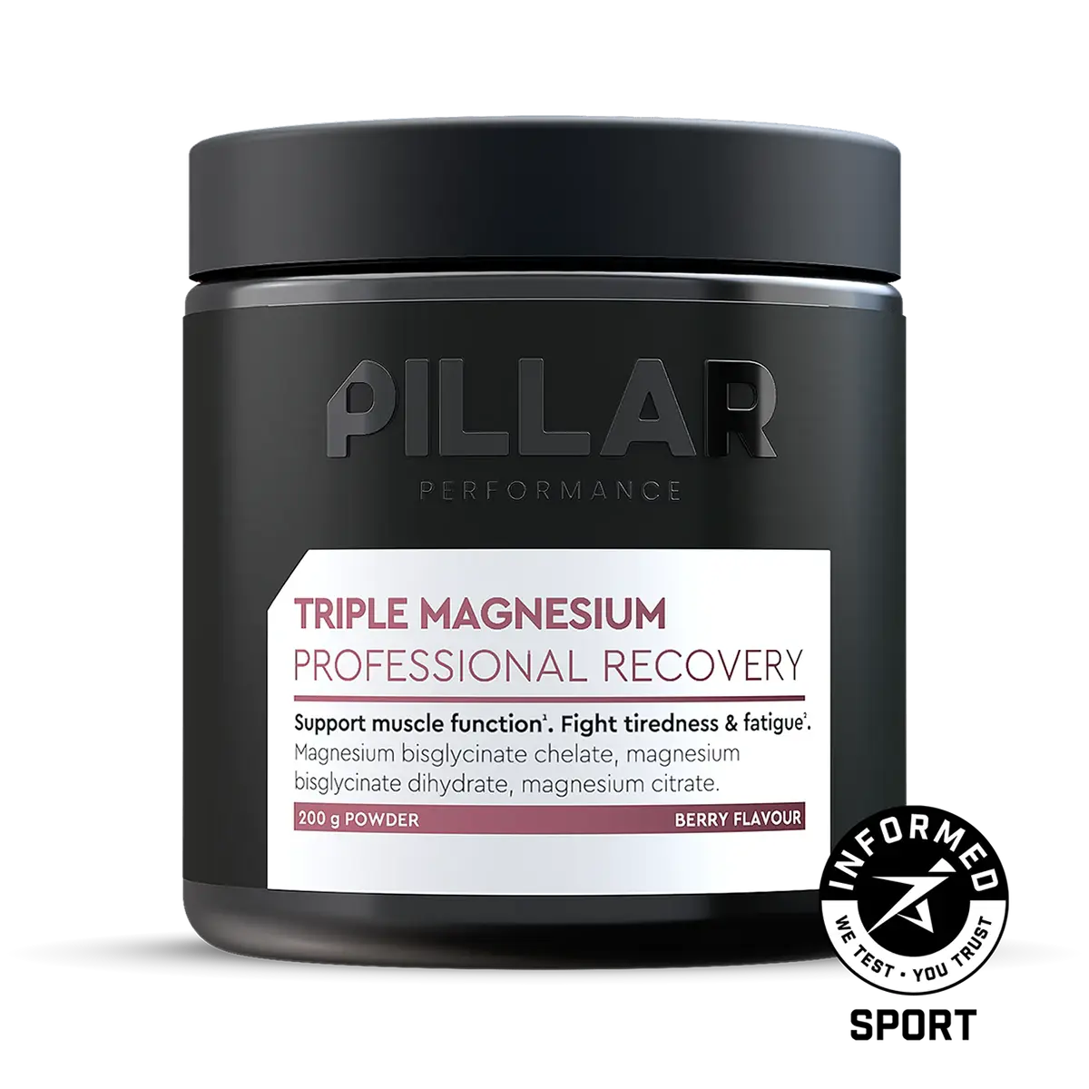 Pillar Performance Triple Magnesium – 200g Powder