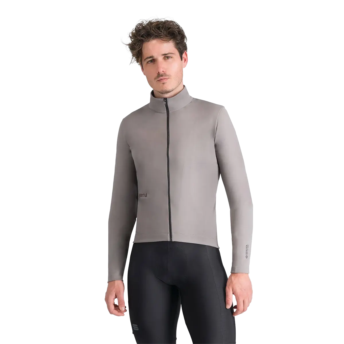 sportful mens classic jacket nikel grey