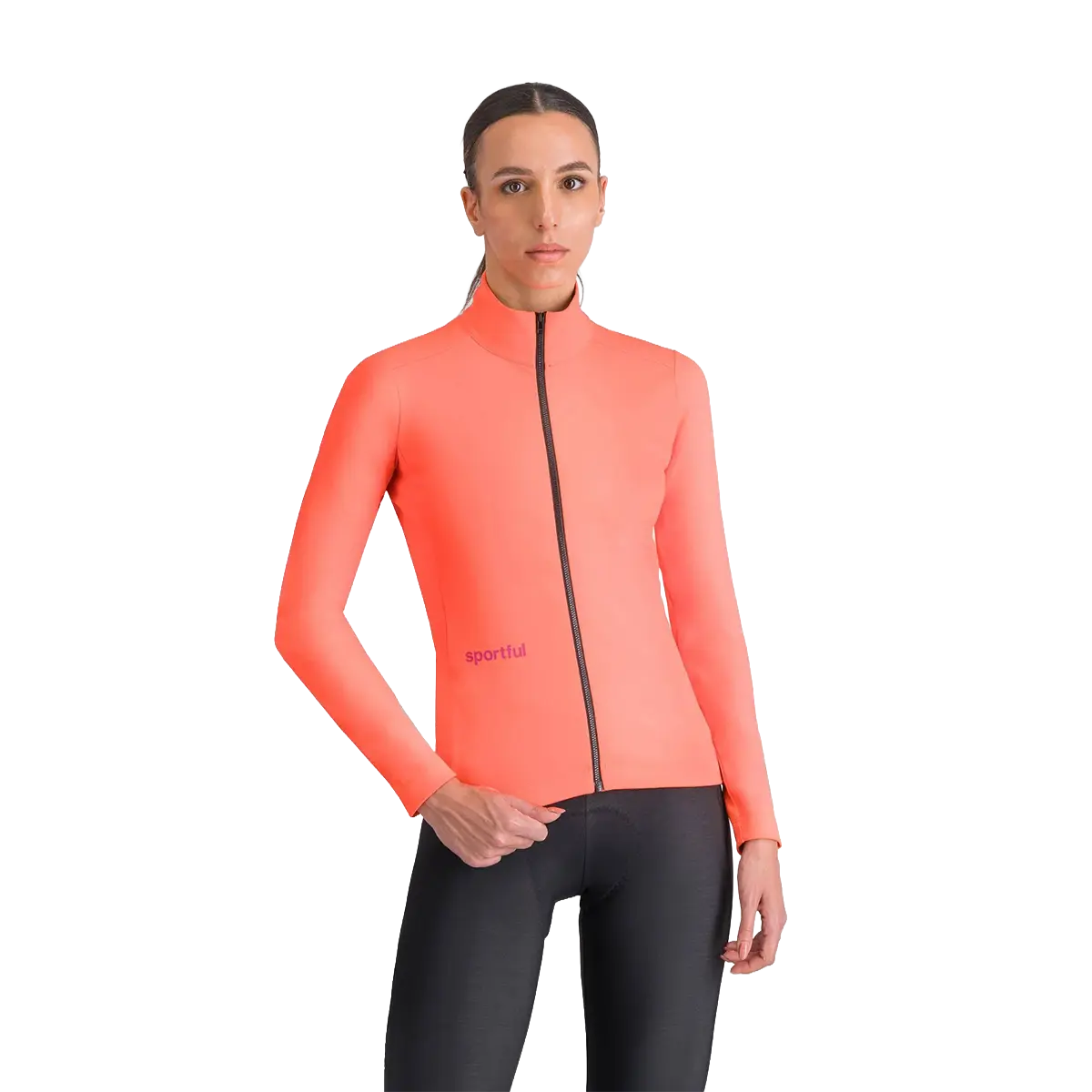 sportful classic women's jacket fiery coal