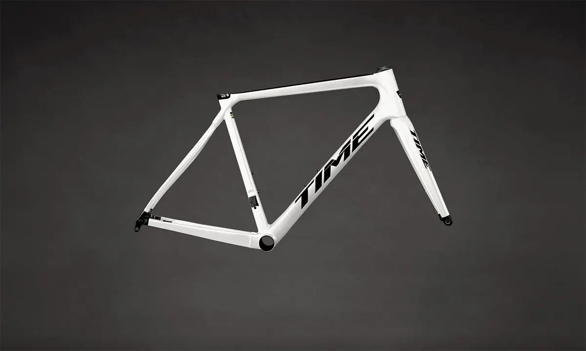 time alpe dhuez frameset gloss white