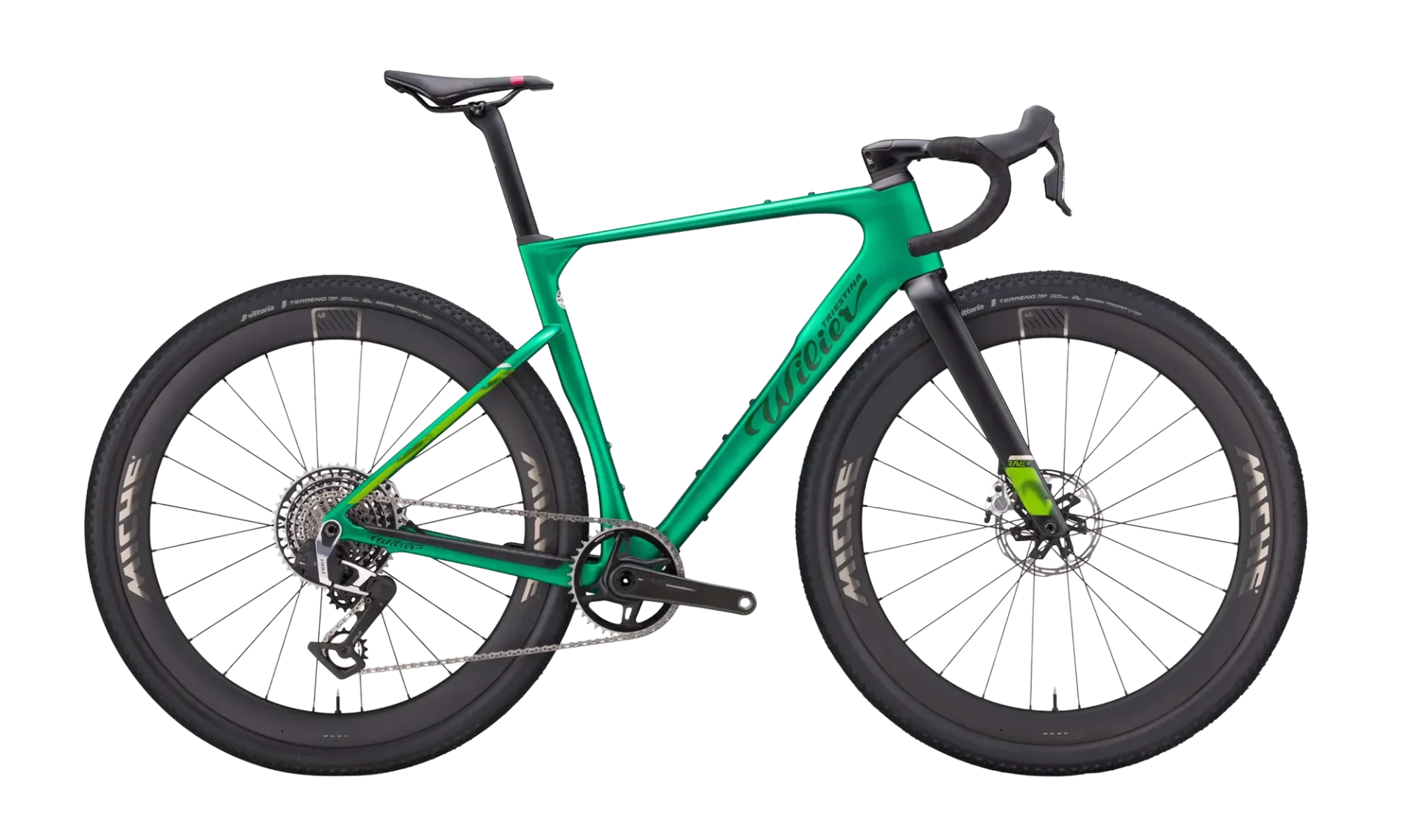 wilier rave slr id2 v10 pixel green matt