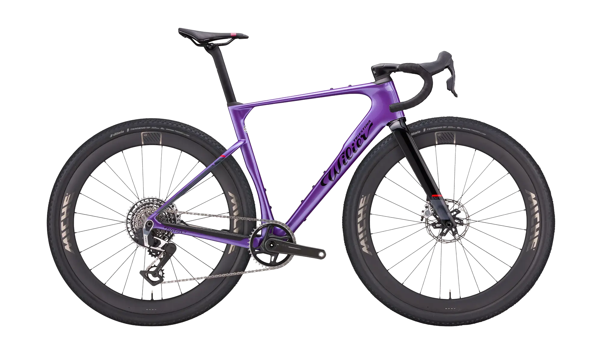 wilier rave slr id2 v12 neon purple glossy