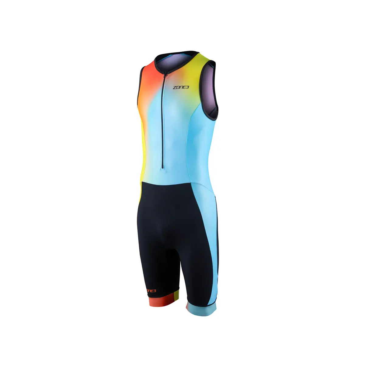 Zone 3 Activate+ Mens Sleeveless Trisuit Neon/Black
